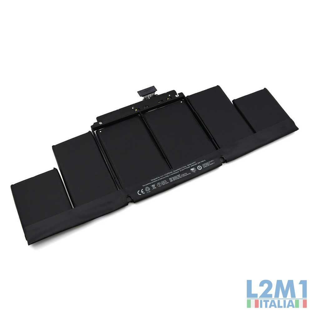 Batteria A1417 A1398 8460mAh per MacBook Pro Retina 15" MD831 Ricambio