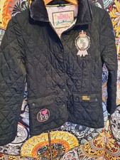 Paul's Boutique Black Quilted Jacket Size L