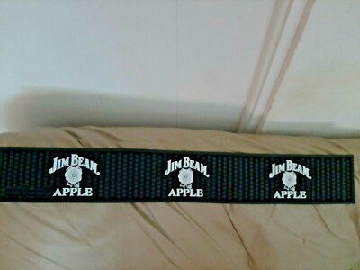 jim beam apple bar mat and bar caddy/napkin holder 2 pack-free shipping- 