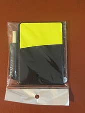NEW Sport Soccer Referee Notebook with Red Card And Yellow Card Referee Tool