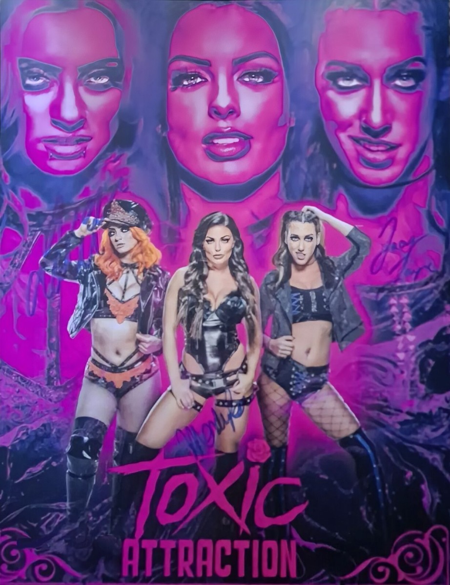 NXT WWE Toxic Attraction Autograph 11x14 Poster | eBay