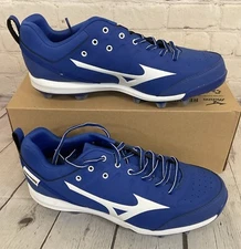 Mizuno 320639.52 Women's Finch Elite 5 Softball Cleats Royal Blue White US 10.5
