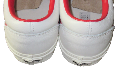 Vans Men\'s Old Skool Vintage Leather Blanc De Blanc White Red Shoes Sizes NIB $_57.JPG?set_id=880000500F main image 4