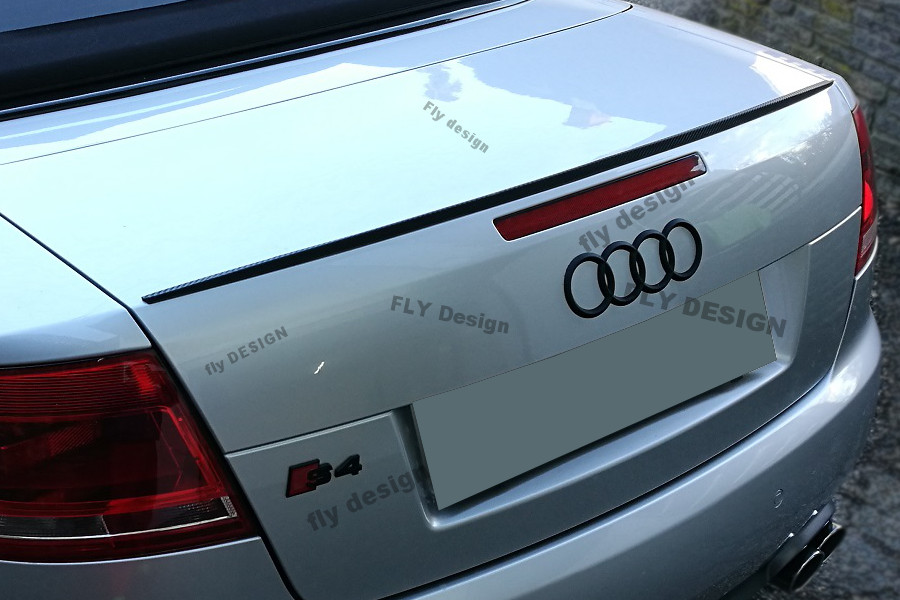 Suitable for Audi A6 C5 1997-2005 Sedan Tuning Spoiler Rear Lip Carbon Look Slim