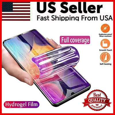 HYDROGEL Screen Protector For Samsung Galaxy S25 S24 S23 S22 Ultra S21 S20 Plus