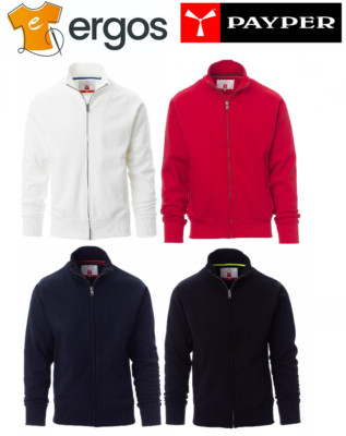 PAYPER CLASS+ Herren Sweatshirt mit durchgehendem Reißverschluss Garzata Winter Arbeit Sport Overall