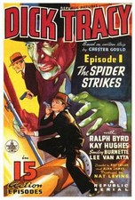 DICK TRACY Movie POSTER 27x40 Ralph Byrd Kay Hughes Smiley Burnette Lee Van Atta