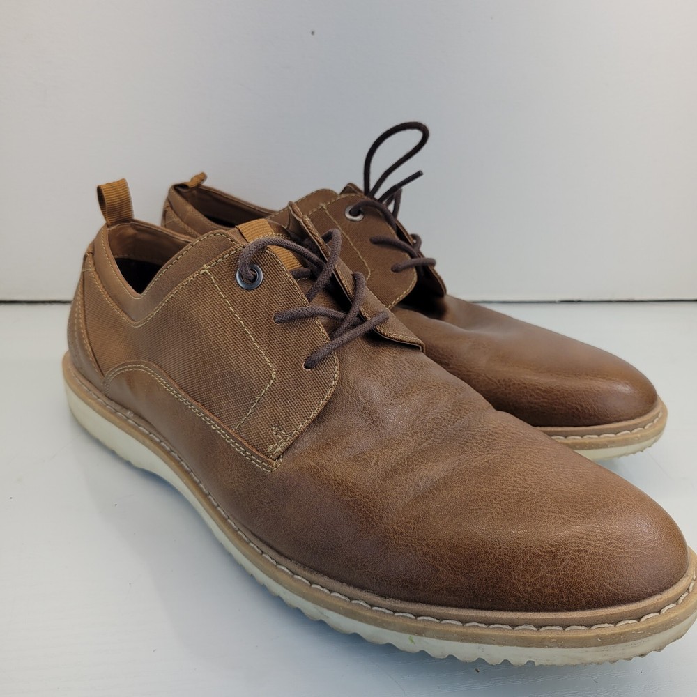 Men's Goodfellow & Co. Andres Brown Tan White Casual Dress Shoes- Size 10