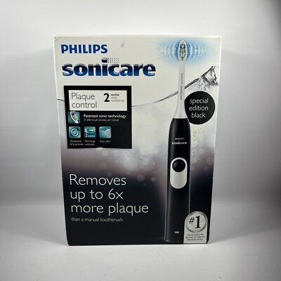 Philips Sonicare 2 Series Plaque Control Special Edition Black Toothbrush SEALED
