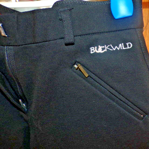 Buckwild Hose Damen S schwarz mit Leoparden Reithose Reitsport Reiten NEU - Bild 5 von 9