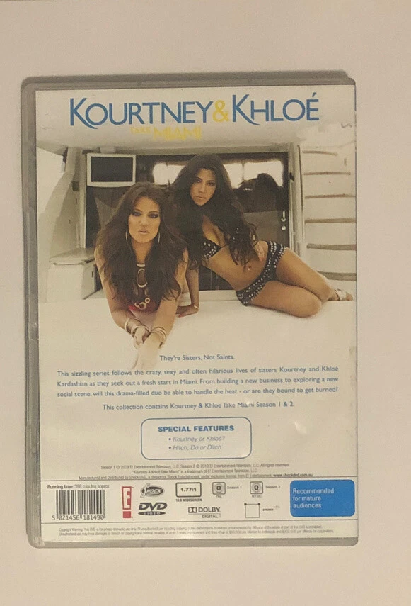 Kourtney & Khloe Take Miami Season 1-3 (DVD, 2011) Kardashians 4,7,9 & 12.1 - Image 2 of 4