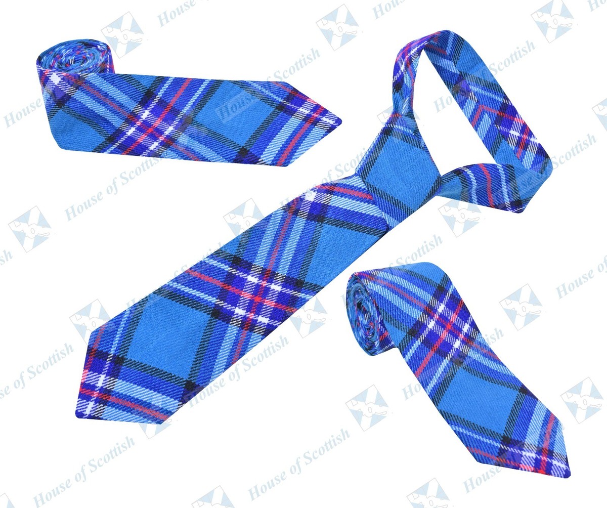 rangers tartan tie