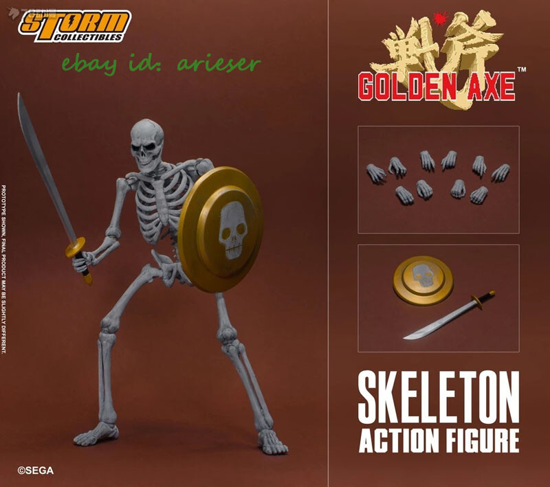 EX First 合金 DIECAST SKELETON DM-03 Storm Collectibles 1/12 Skeleton Golden Axe In Stock New Toys