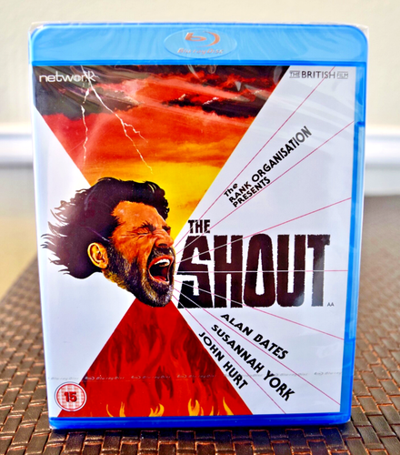 THE SHOUT Blu-ray, 1978, Alan Bates, John Hurt, Tim Curry, Reg B (non-USA), OOP