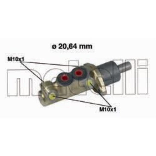 Metelli Hauptbremszylinder Hauptzylinder FüR VW Polo Coupe Jetta II Seat Terra-image