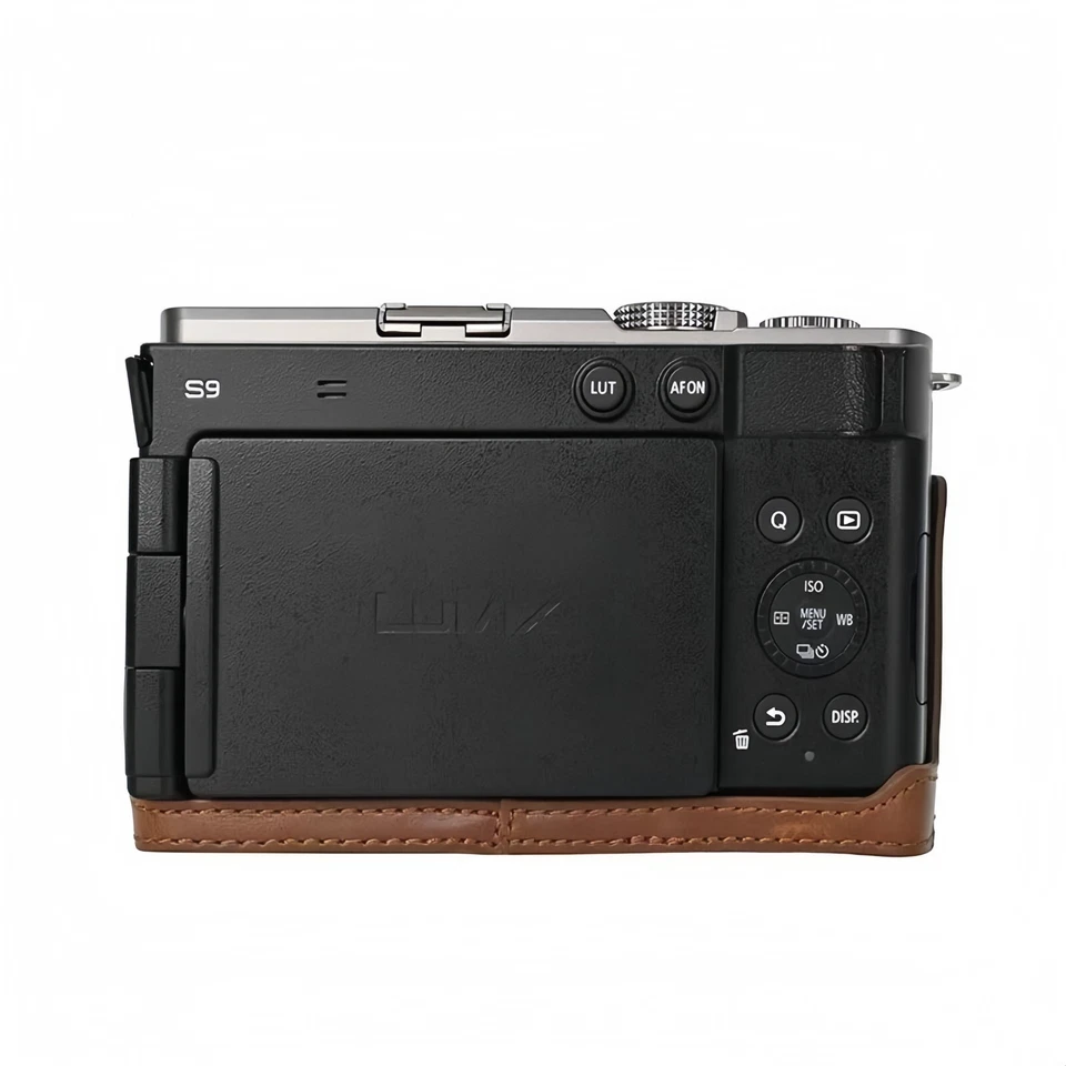 Bolsa de Cámara para Panasonic LUMIX S9 Funda Protectora de Cuero Resistente al Desgaste Foto 2 de 4