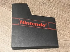 Nintendo Nes Red & Black Sleeve Authentic OEM Game Case Dust Cover Good Shape