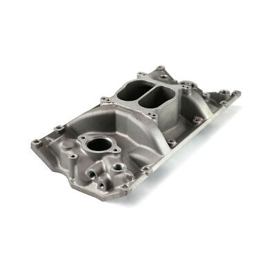 Chevrolet V8 SBC 350 Vortec Ansaugspinne Intake Manifold [Satin] Ansaugbrücke