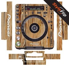 Pioneer CDJ-1000 MK3 Wood 4 Protective Decal StyleFlip Skins
