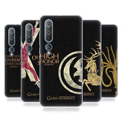 OFFICIAL HBO GAME OF THRONES HOUSE MOTTOS SOFT GEL CASE FOR XIAOMI REDMI PHONES