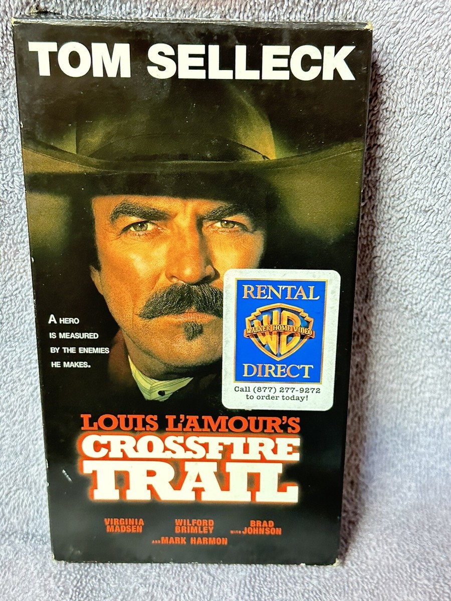 Louis L&rsquo;Amour&rsquo;s Crossfire Trail on VHS Cassette SCREENING COPY w 