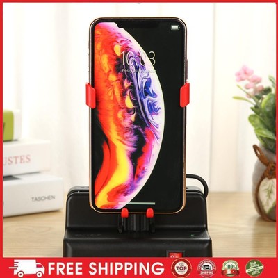 Phone Swing Automatic Shake Motion Brush Step Wiggler with USB Cable (Red)