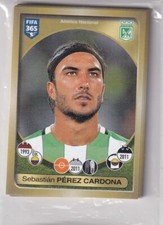 Panini Fifa 365 2017 Sticker No. 510 Sebastian Perez Cardona