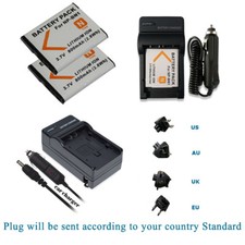 NP-BN1 Li-on Battery /DUAL USB Charger for Sony Cyber-shot Camera NPBN1 N TYPE