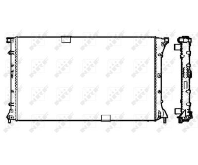 Kühler, Motorkühlung NRF 58331 für Nissan Primastar Bus