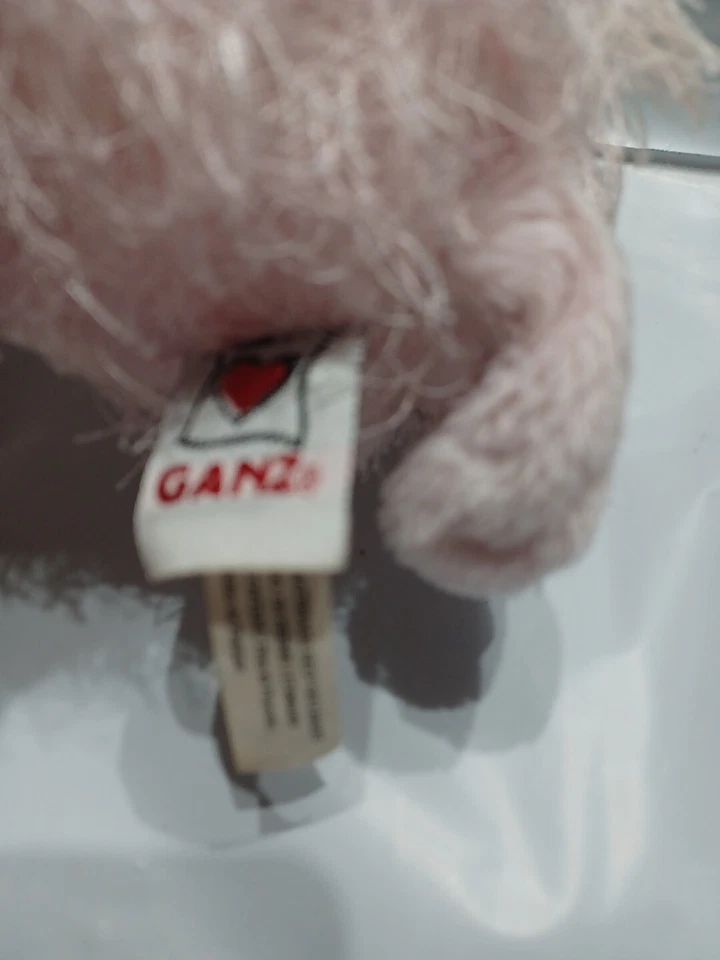  Plush Toy Ganz Webkinz Pink Pig Plush Stuffed Animal No Code  - Image 4 of 4