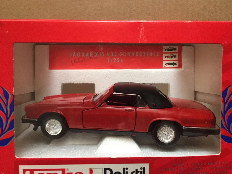 Polistil Tonka 1/25 Jaguar XJ-S V12 Convertible Die Cast Rojo Italia Foto 2 de 4