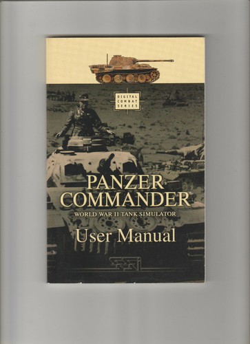 PANZER COMMANDER World War II Tank Simulator PC Game CD-Rom / Manuals Windows 95 - Picture 3 of 4