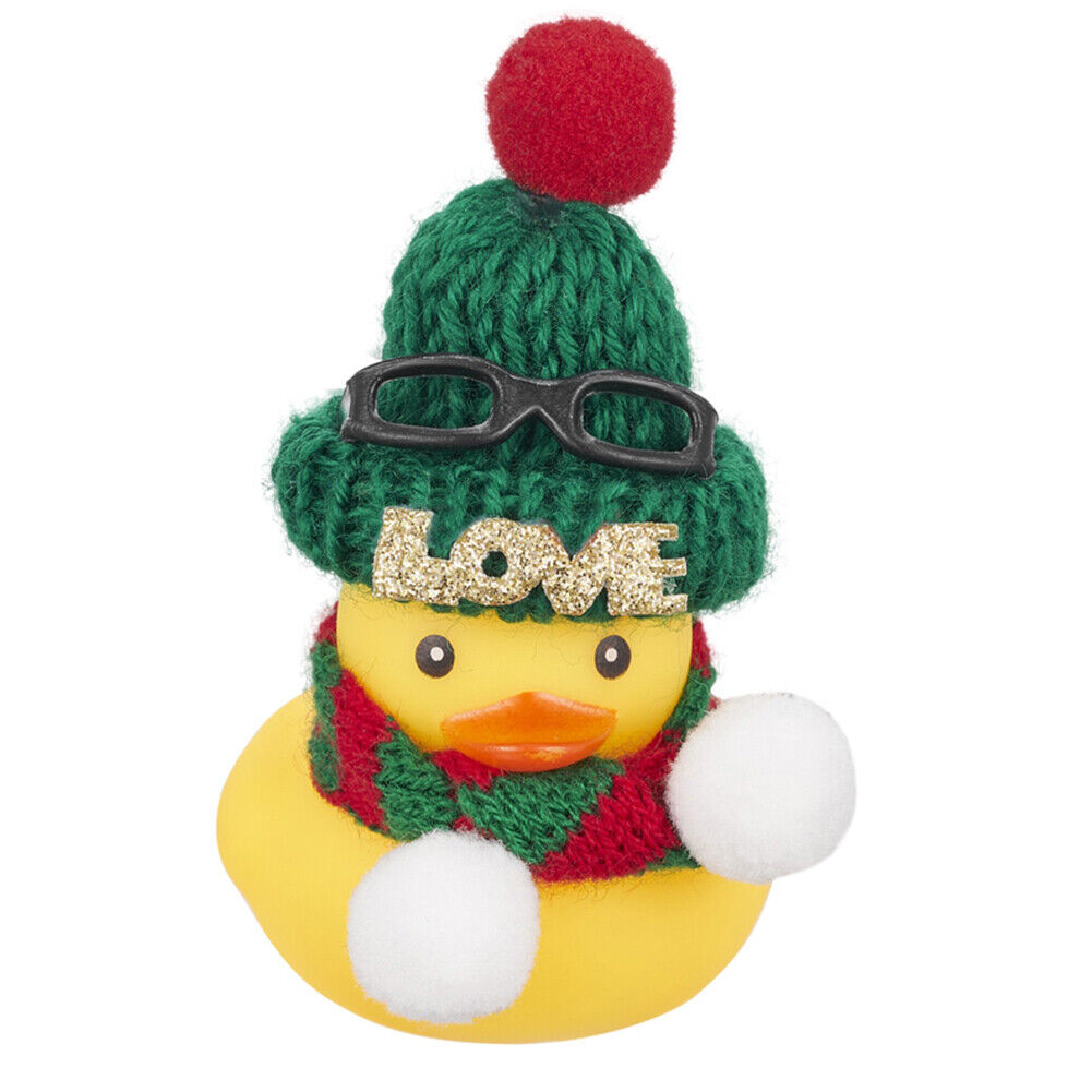 Rubber Yellow Duck, Hat Duck, Glasses Duck, Necklace Duck, Life