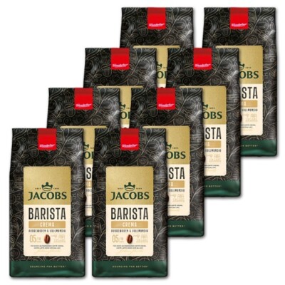 8 KG Jacobs Barista Crema Kaffeebohnen, Preis inklusive Kaffeesteuer