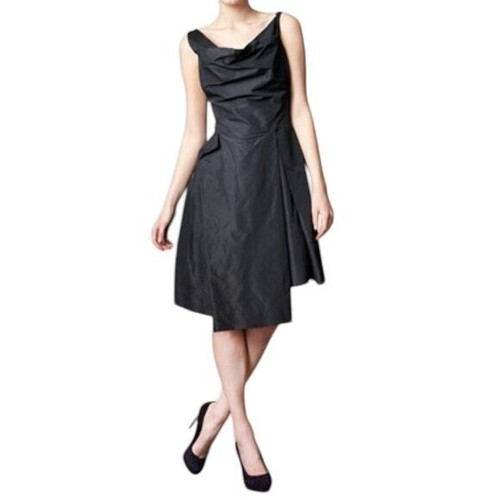 Vivienne Westwood Anglomania Cowl Neck Midi Dress US 6-8, IT44 - Picture 9 of 11