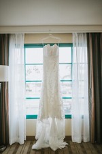 lace wedding dress size 12 ivory