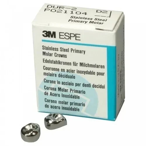 3M Espe SS Crown Primary Molar Crown-D ( 1st molar) frre ship - Picture 1 of 8