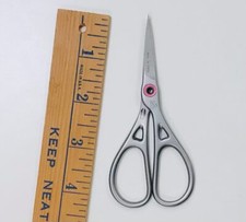 Premax ring lock 4 1/4" straight blade embroidery scissor lifetime guarantee