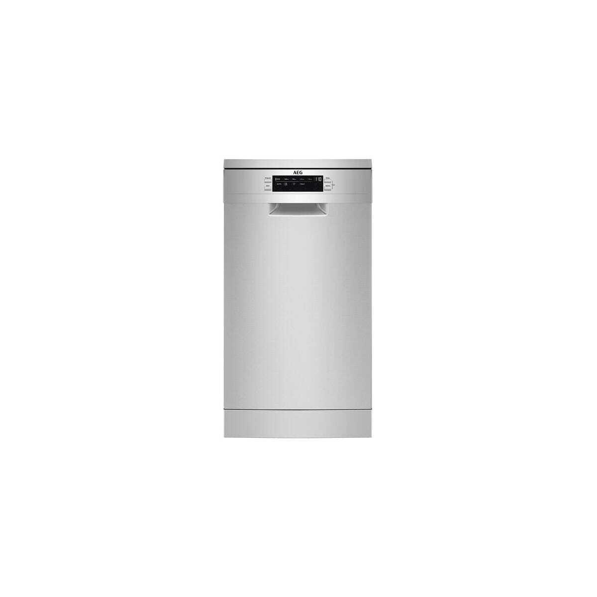 Lavavajillas de pie AEG FFB73517ZM, 45 cm de ancho, 10 medidas de techo, QuickLift, MaxiF