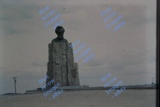 1966 35mm slide Abe Lincoln Statue Sherman Hill Wyoming #1712