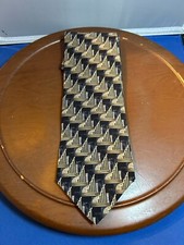 Henry Grethel Men's Multicolor 100 Silk Imported Tie Abstract Necktie Italy