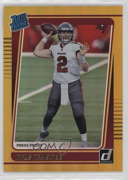 2021 Panini Donruss Rated Press Proof Premium Kyle Trask #257 Rookie RC 0c4