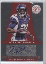 2012 Totally Certified Platinum Red 275/290 Josh Robinson #185 Auto 0c2