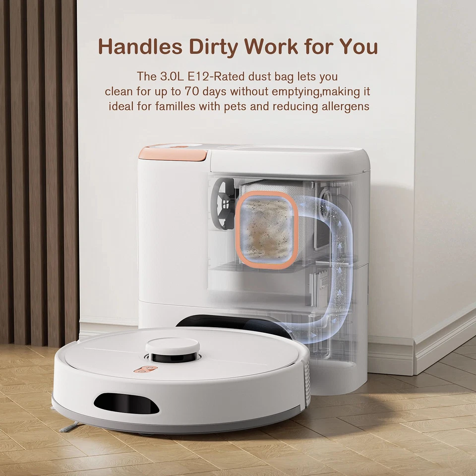 OMESER M20 PLUS Haustiere Waschsauger Saugroboter App-Steuerung Schallsteuerung - Bild 4 von 4