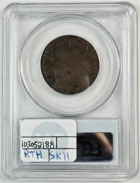 1787 P Post Colonial Issues Connecticut - Copper PCGS VF-20 BN Draped Bust Left - Image 2 of 2