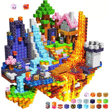 Blocs Magnétiques 200pcs Jouet Éducatif Montessori Enfant Garçon Fille STEM