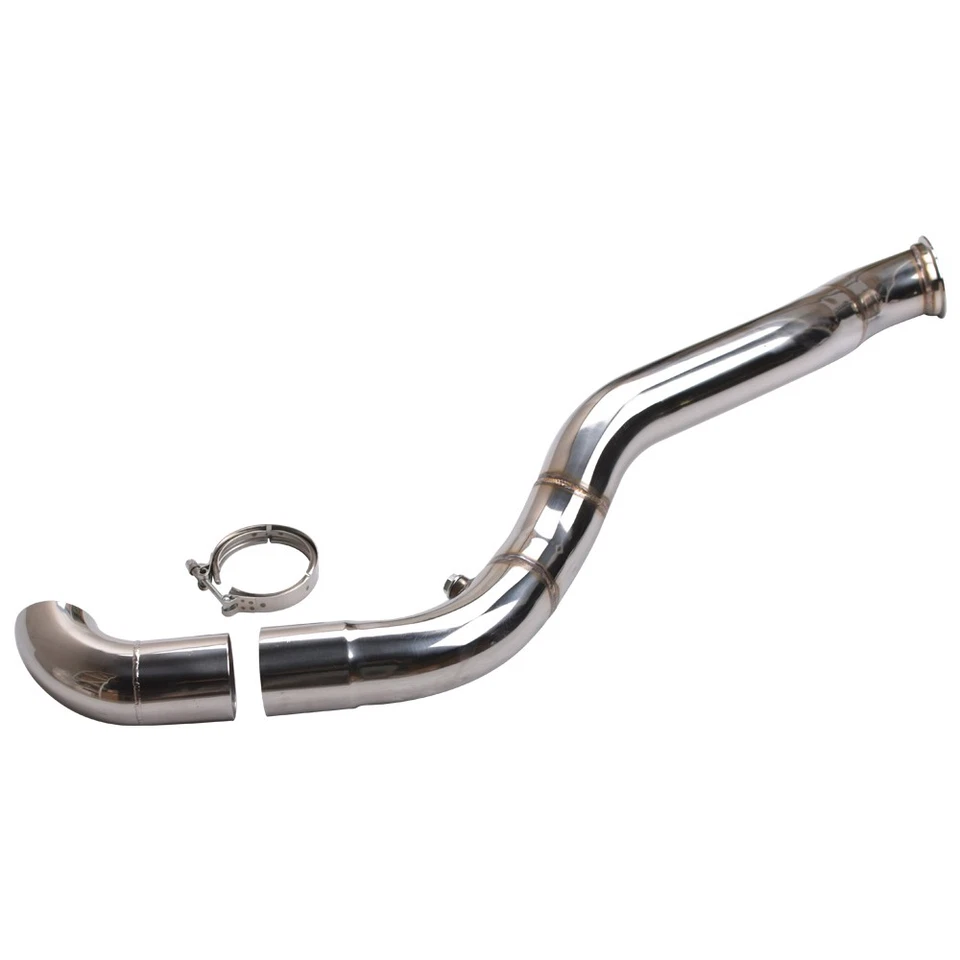 Tubulação turbo única para Silverado/Sierra 4.8-6.2L VORTEC com braçadeira banda V - Imagem 3 de 4