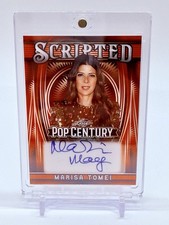 2025 Leaf Metal Pop Century Marisa Tomei Scripted Red Auto #’d 1/1 Spider-Man