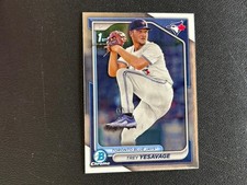 Trey Yesavage 2024 Bowman Chrome 1st Rookie RC Toronto Blue Jays F3
