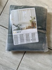 100 Blackout Curtains for Bedroom W52 L63  Natural Linen Curtains, 2 Panels